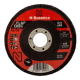 N-Durance 115 x 22 - 60 Grit Aluminium Oxide Flap Disc
