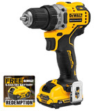 DeWalt DCD701D2-GB 12V Brushless Compact Drill Driver with 2 x 2Ah Batteries