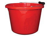 Red Gorilla GORPRMR Premium Bucket 3 Gallon (14L) - Red | Toolden