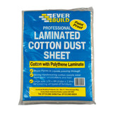 Everbuild LAMDUST Laminated Cotton Dust Sheet 3.6 x 2.8m