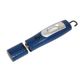 Sealey LED3602B Rechargeable 360° Inspection Lamp 7 SMD + 3W LED Blue Lithium-ion