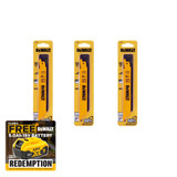DeWalt DT2345-QZ Reciprocating Saw Blade 152mm x 25 TPI (15 Pack)