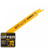 Dewalt Bi Metal Sabre Blade 203mm Pack of 5 from Toolden