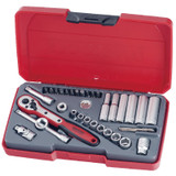 Teng T1435AF Socket Set 1/4in Drive AF 35 Pieces