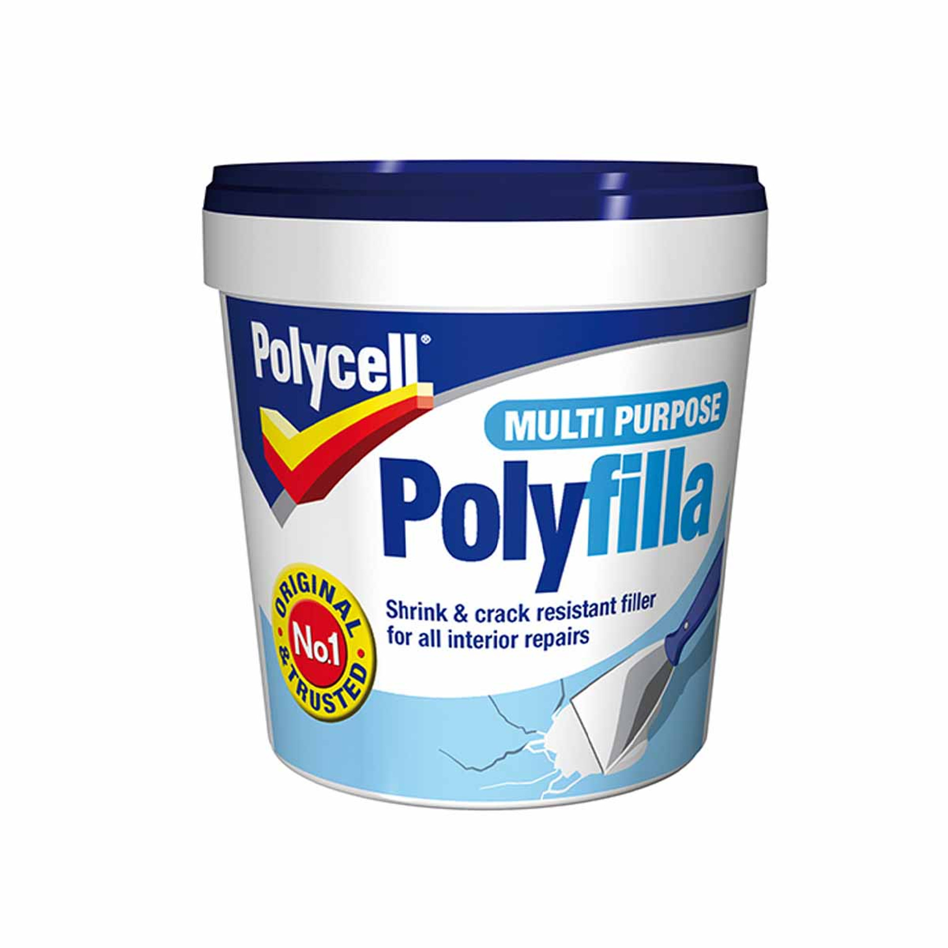 Polycell 1KGS Multi Purpose Polyfilla Ready Mixed 1kg