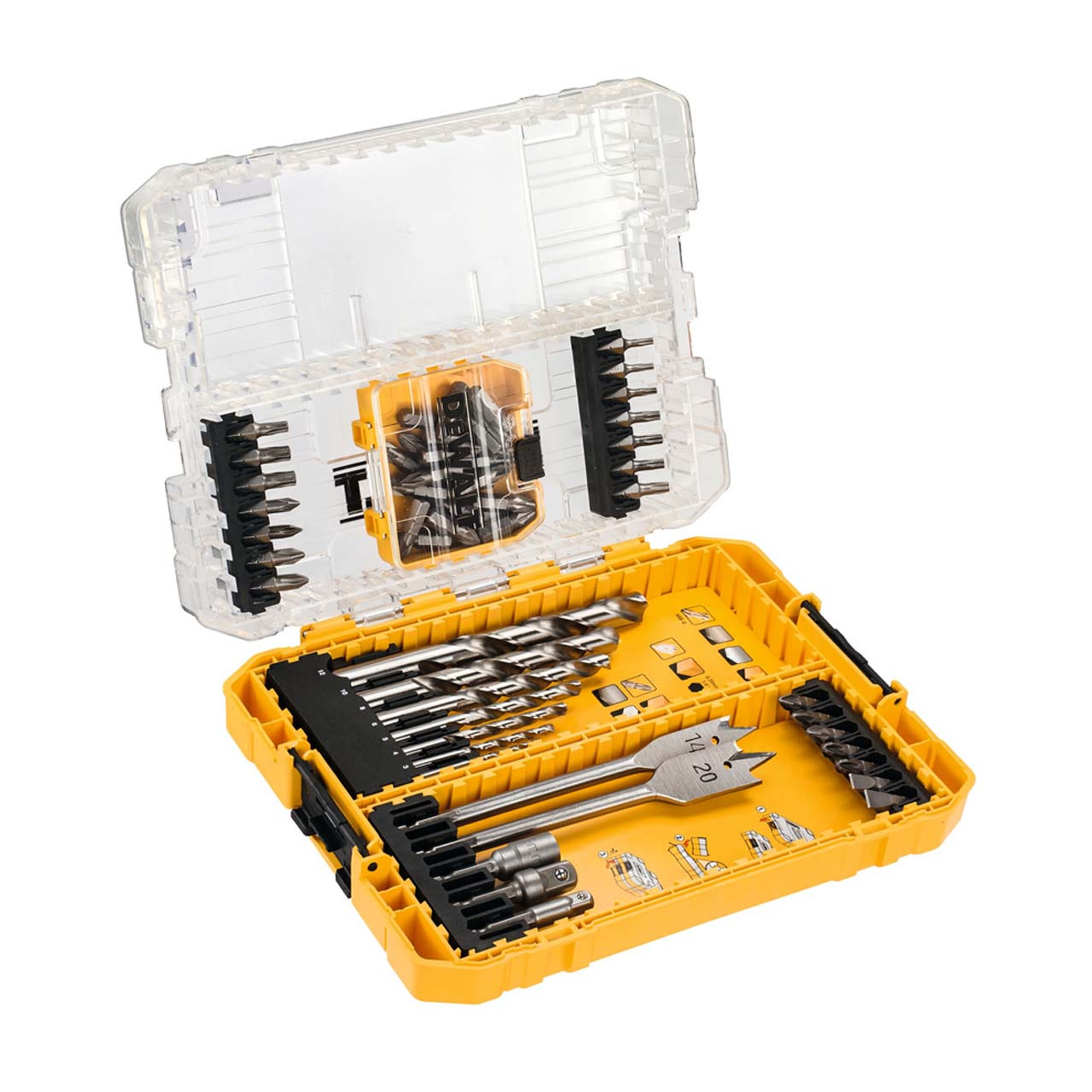 DeWalt Metal & Wood Drill Bit Set (55 Pieces)