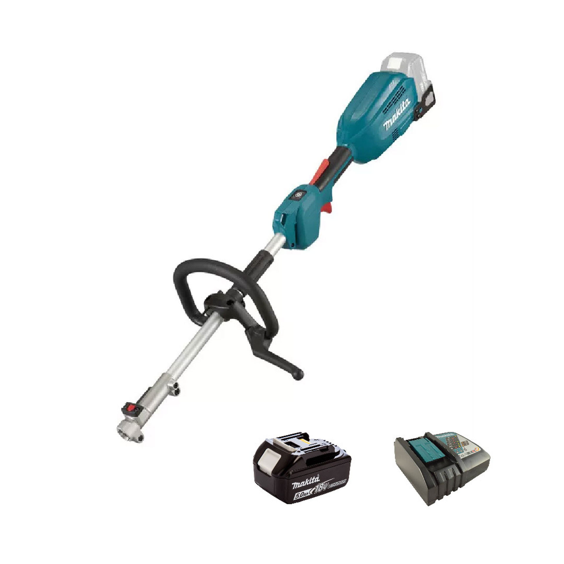 Makita18v LXT Brushless Split-Shaft Multi Tool Motor Unit with 1x 5.0Ah Battery