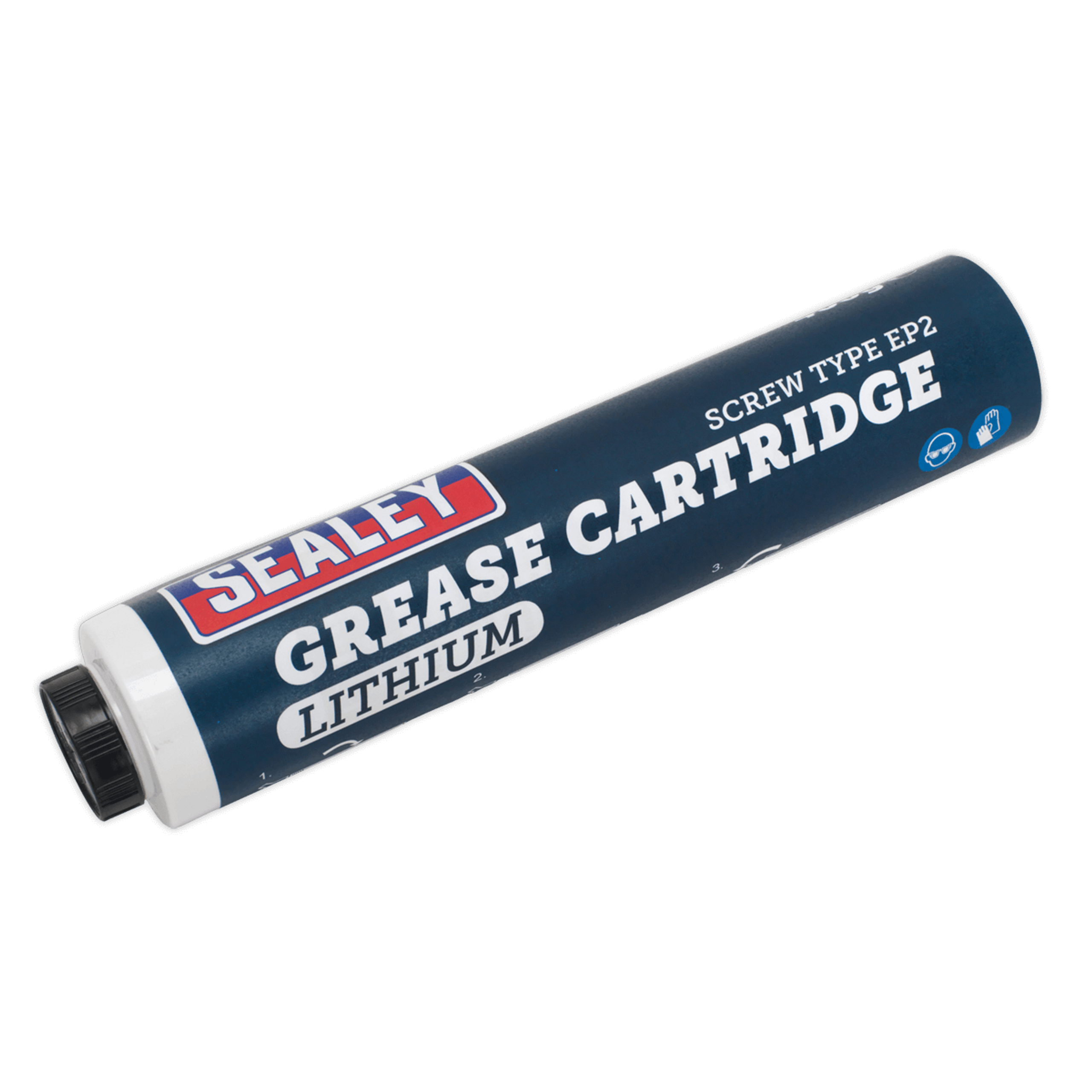 Sealey SCS107 Screw Type EP2 Lithium Grease Cartridge 400g Toolden