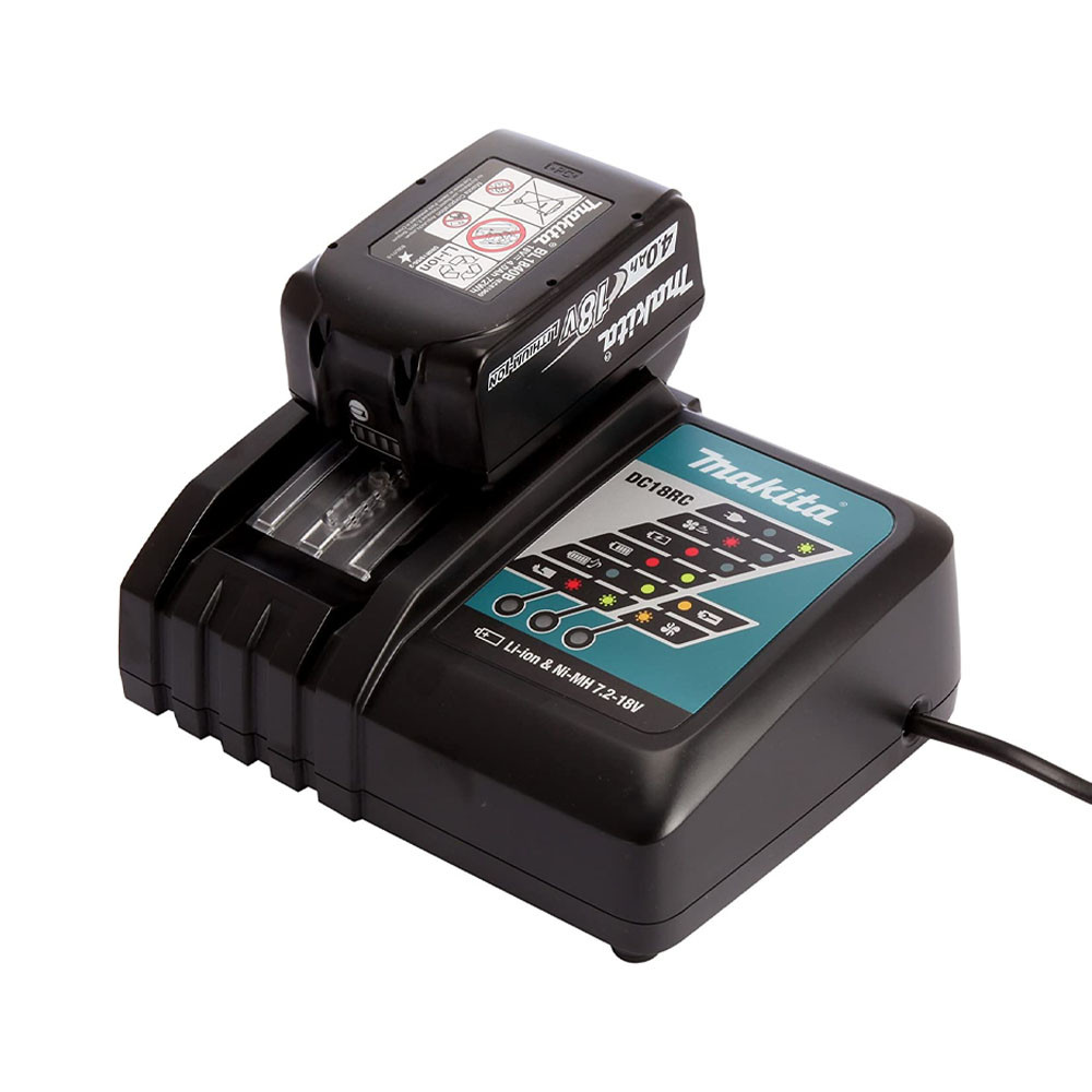 Makita DC18RC 18V LXT Charger BL1840 18V Battery Bundle