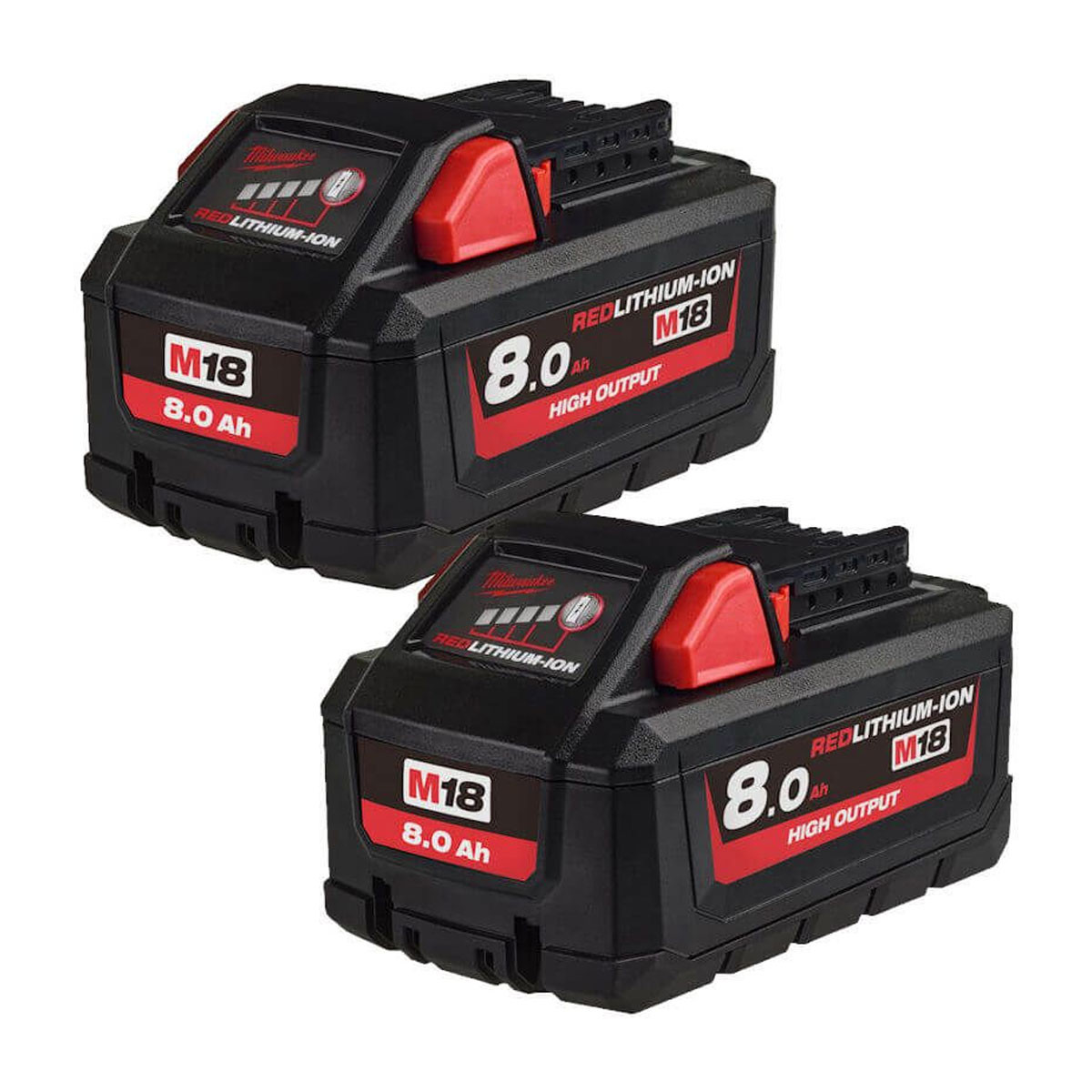 Milwaukee M18HB8 18V High Output Ah Battery (Twin Pack) Toolden