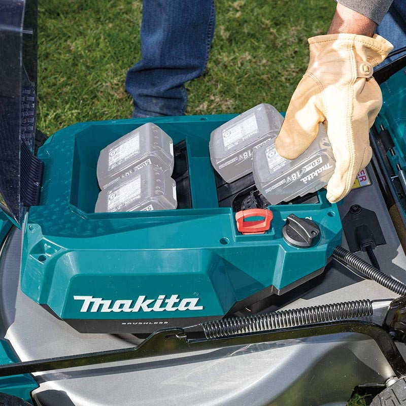 Electric Lawn Mowers Makita Cordless Mower Review Makita
