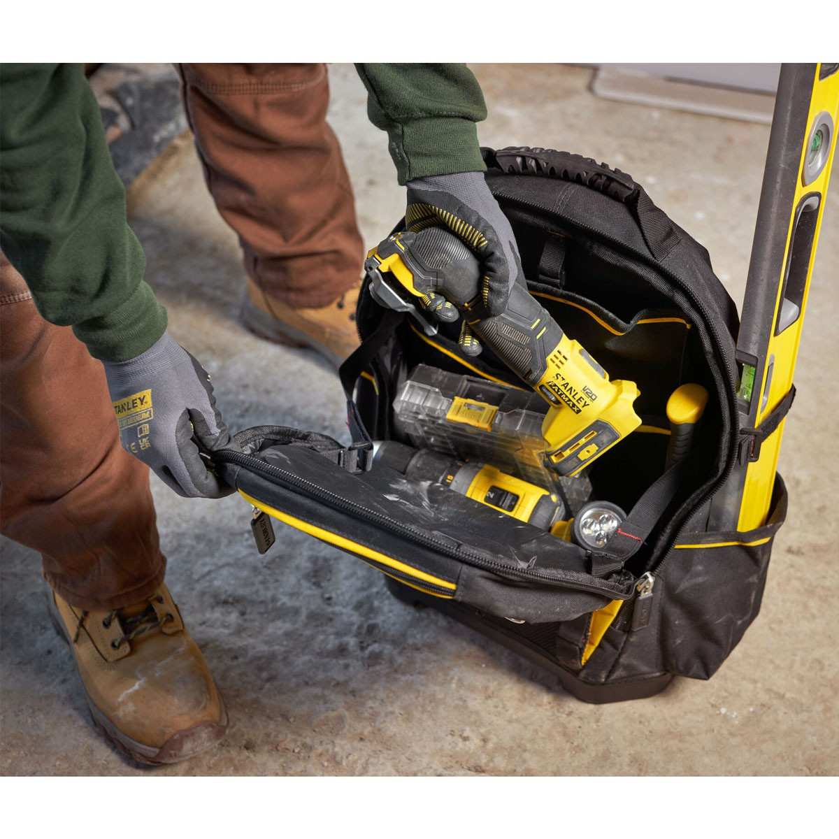 Stanley 1-956-11 FATMAX Heavy-Duty Tool Bag Backpack Toolden