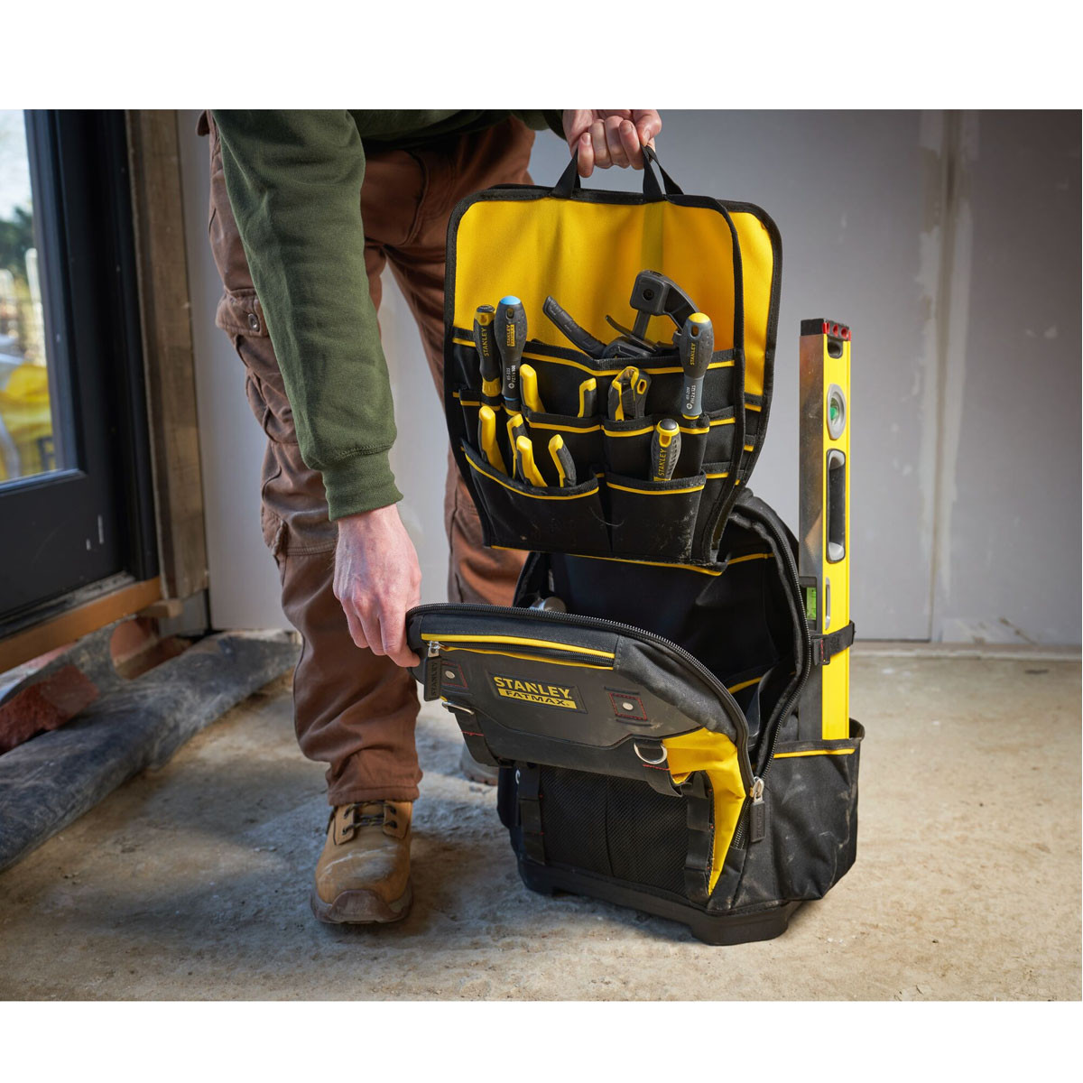 Hand Tool Rugged Tool Backpack Backpack Tool Bag With Wheel