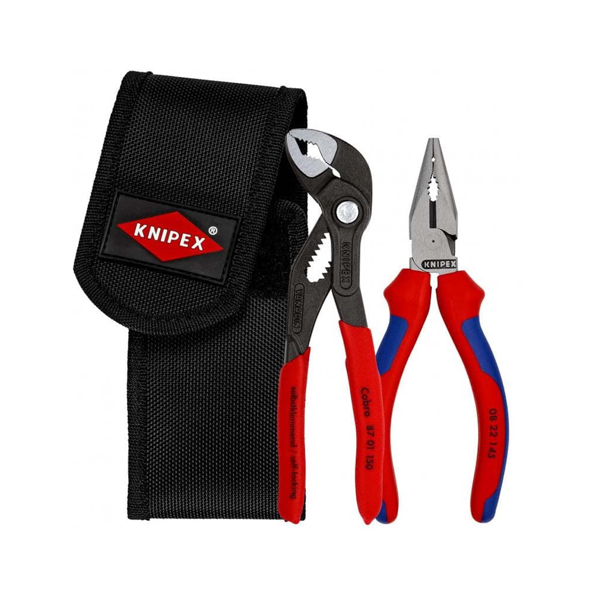 Knipex 00 20 72 V06 Mini Pliers Set in Belt Tool Pouch Parts