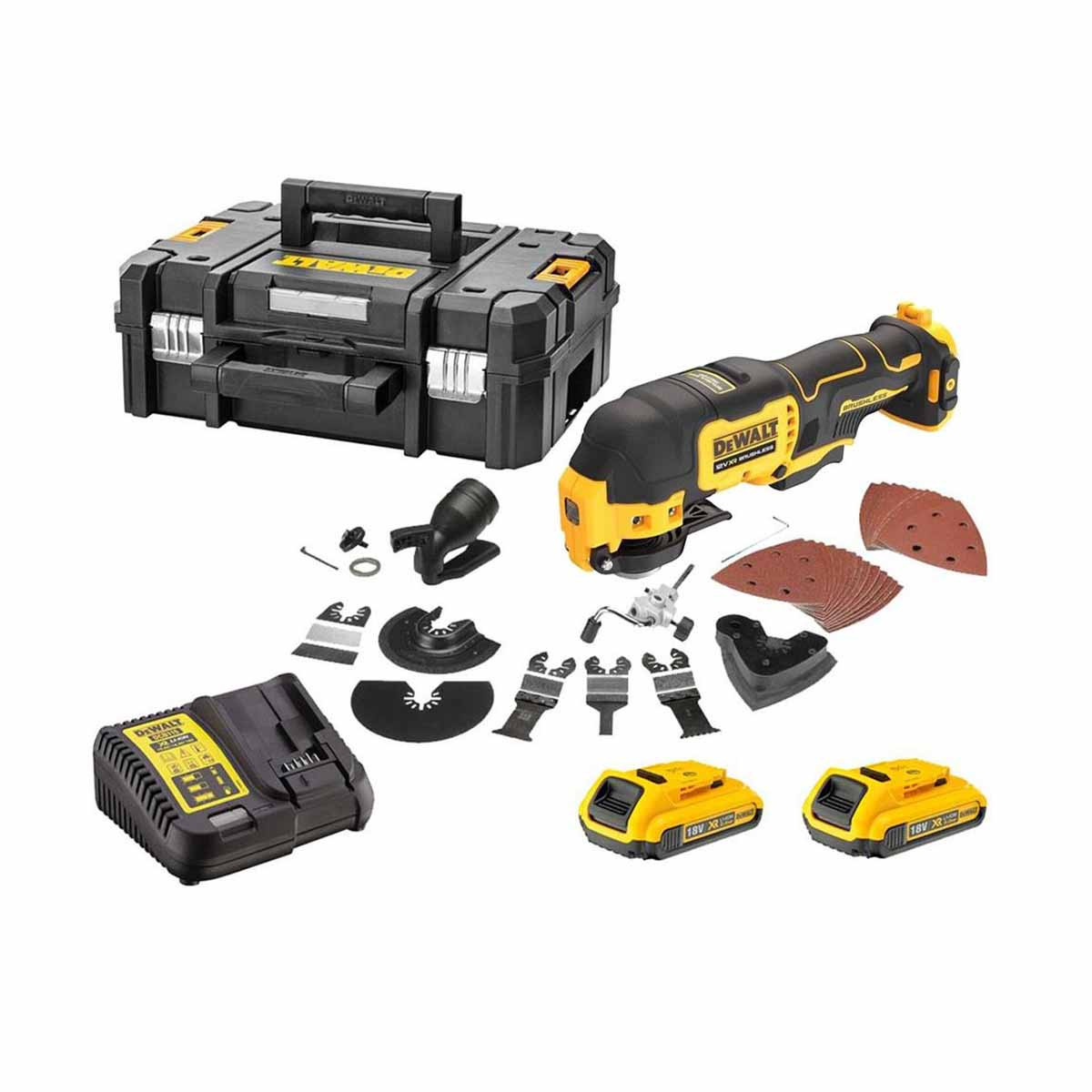 DeWalt DCS353D2 12V XR BL Oscillating Multi-Tool 2x Toolden