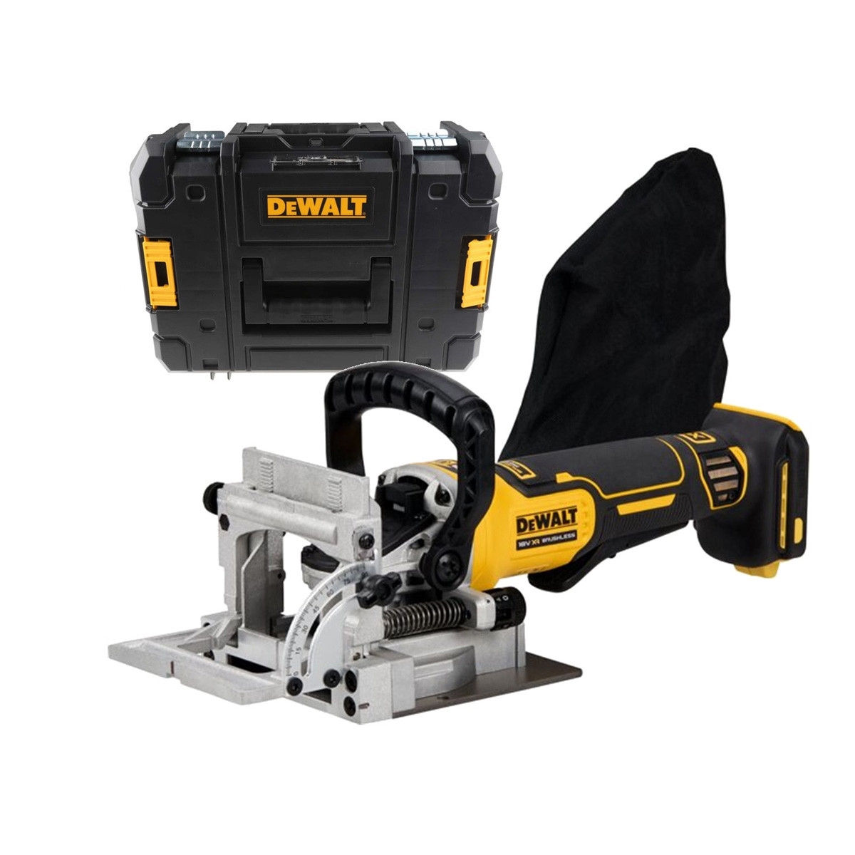 DeWalt DCW682NT 18V XR Biscuit Jointer in TSTAK Case (Body Only