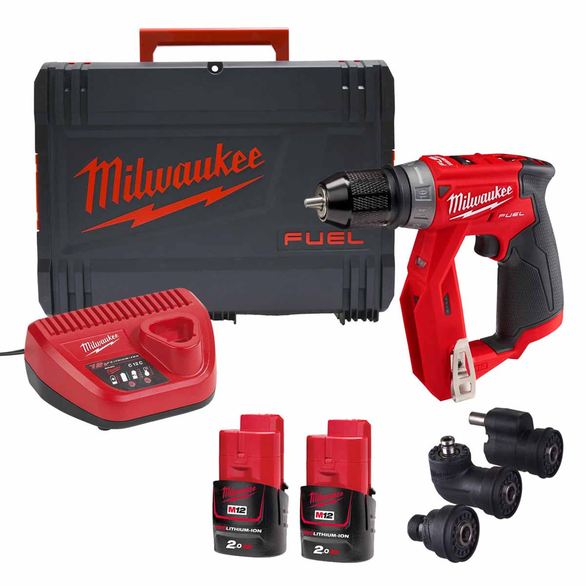 Milwaukee M12 FDDXKIT-202X FUEL™ Drill/Driver 2x Batteries