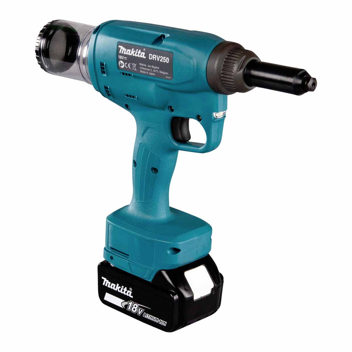 Makita DRV250Z 18V 20kN 30mm BL Rivet Gun (Body Only)