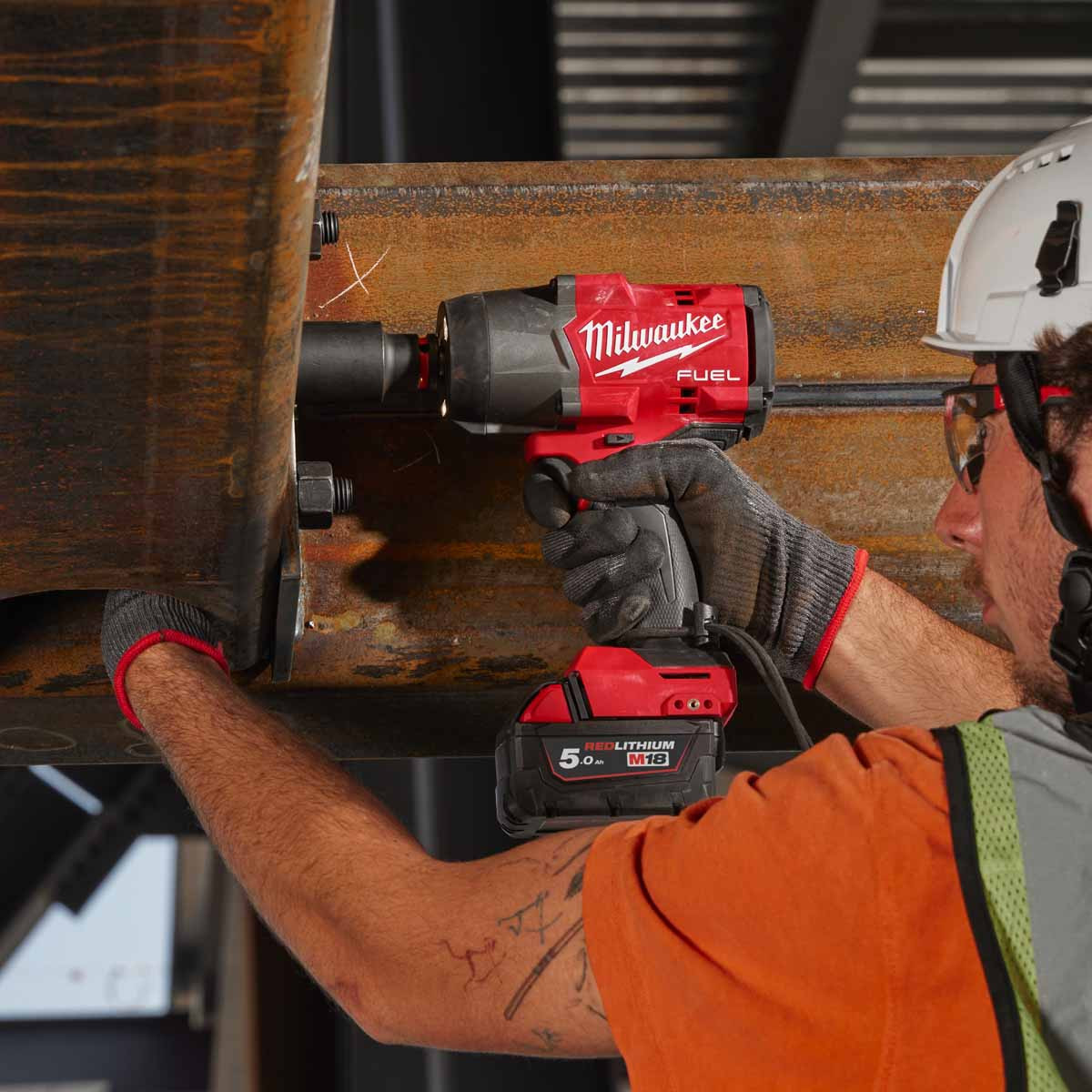 Milwaukee Cordless Rattle Gun For Wheel Nuts Milwaukee M18