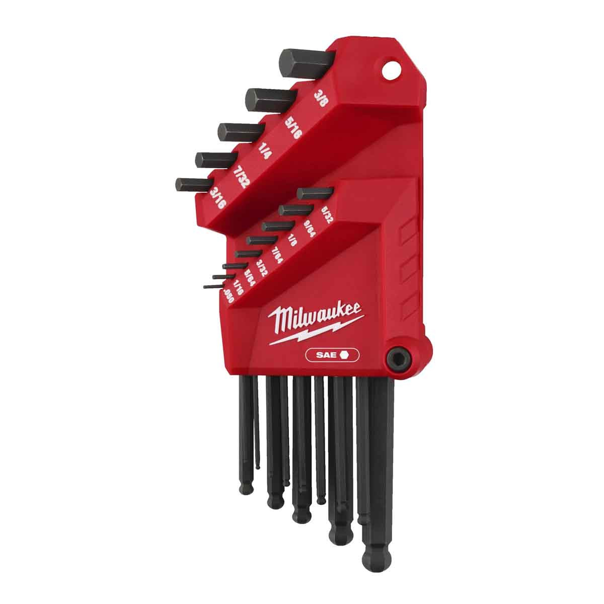 Milwaukee 4932493615 Imperial L-Style with Ball End Hex Key Set