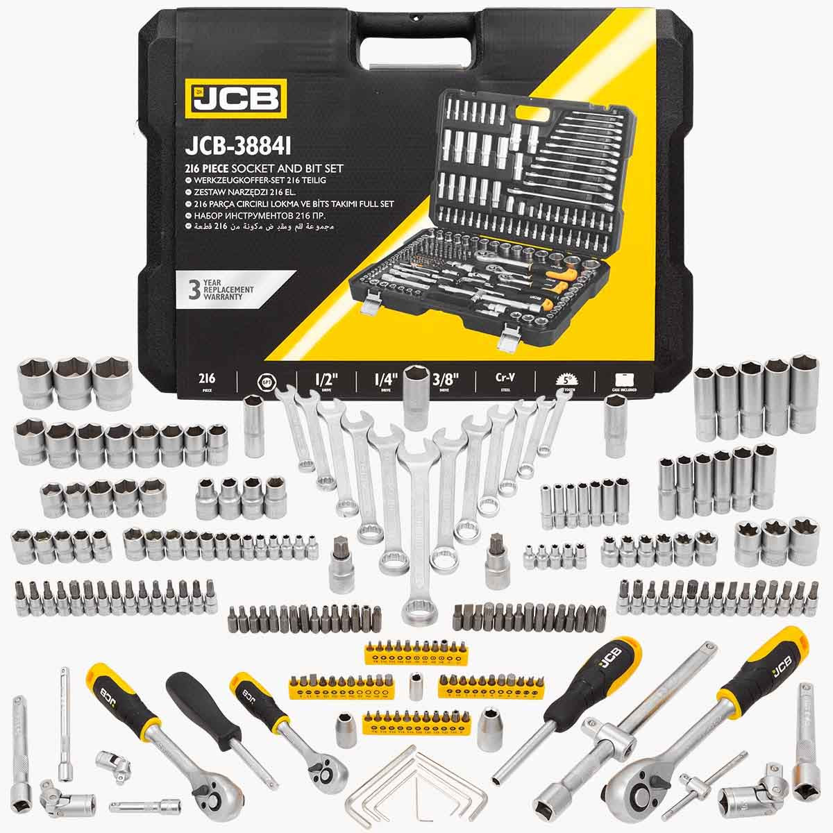 JCB 38841 1/4”, 1/2