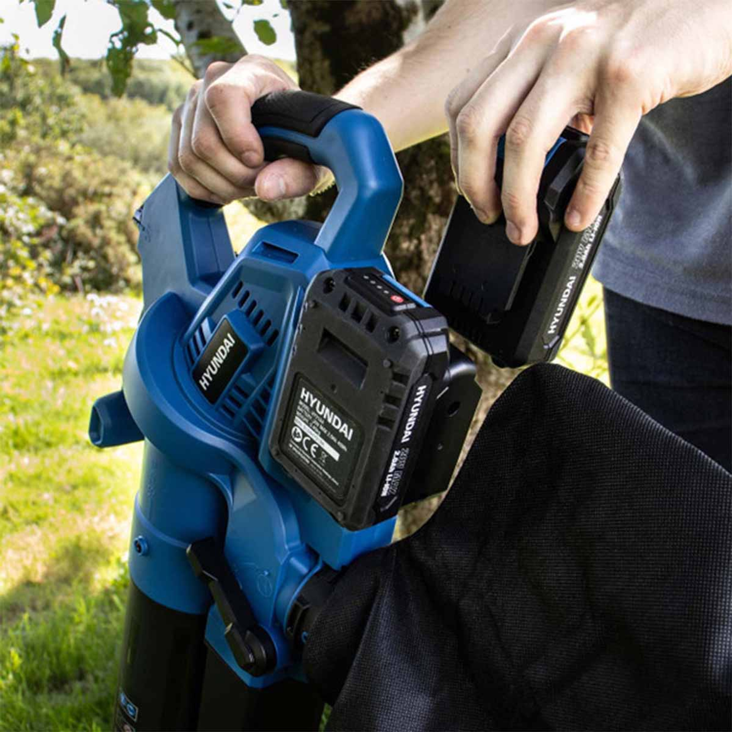 Hyundai leaf blower vacuum discount
