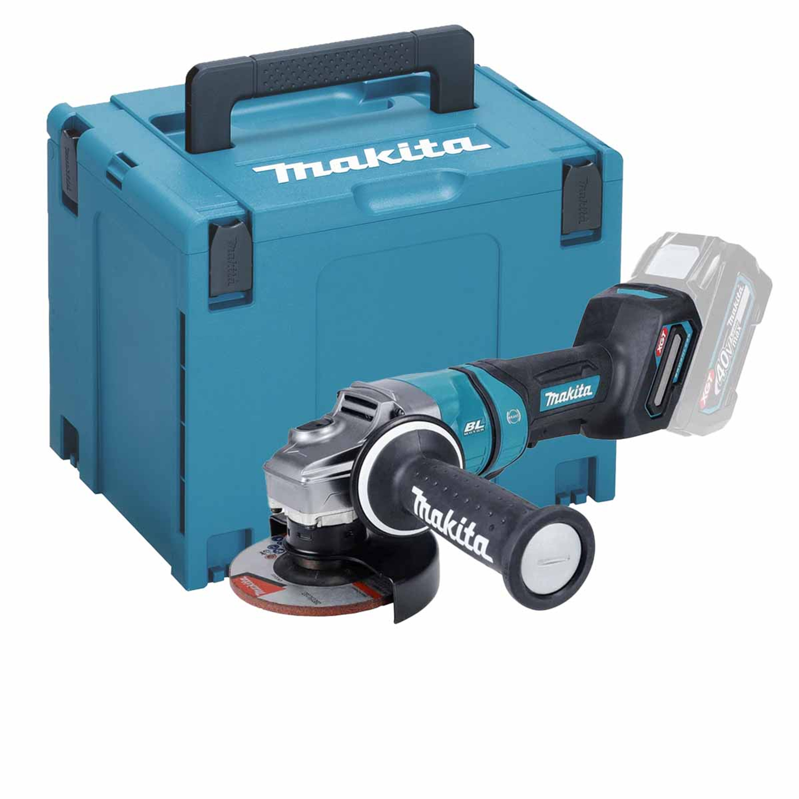 Makita 9 inch cordless grinder top