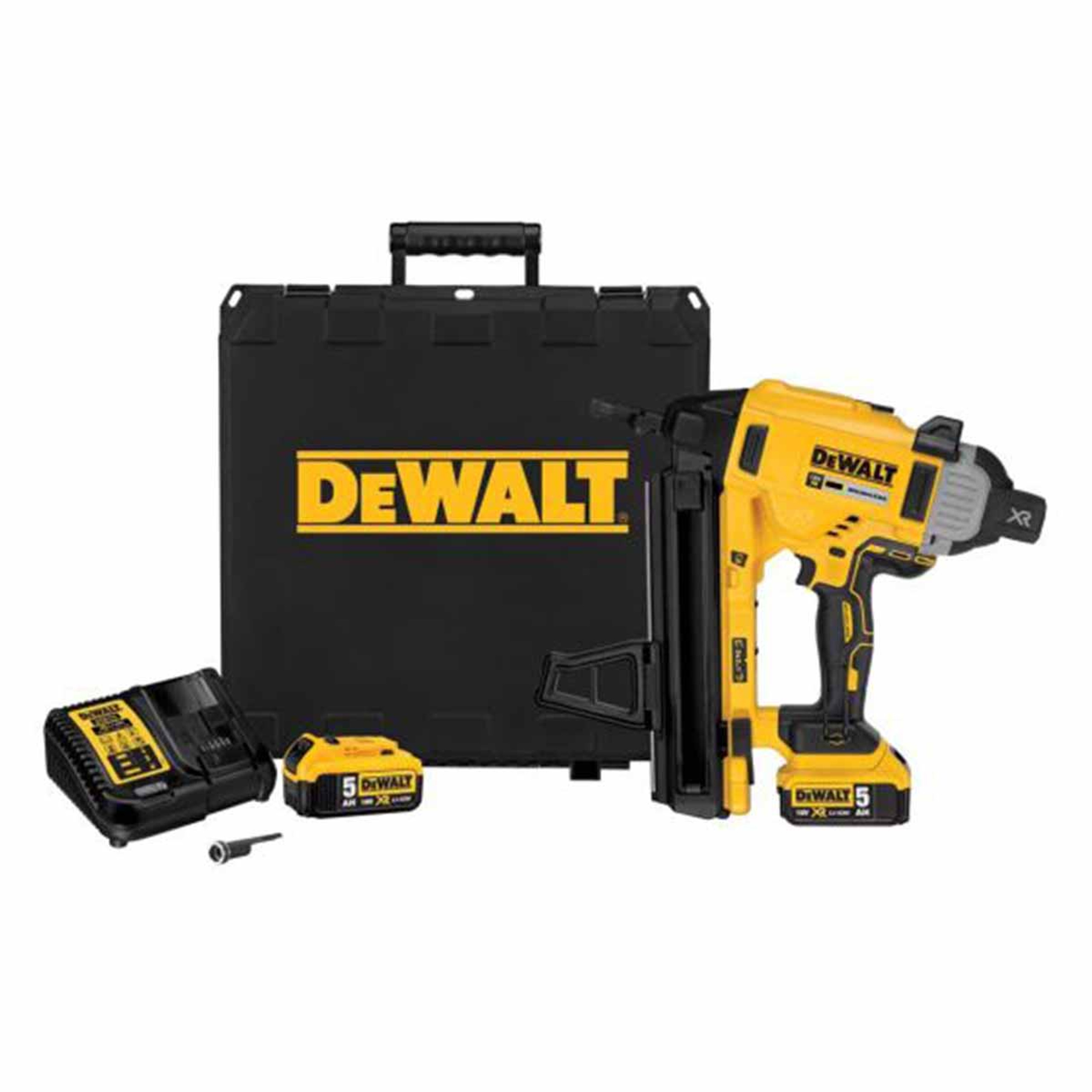 DeWalt DCN890P2 GB 18V XR Brushless Concrete Nailer with 2 x 5.0Ah Toolden