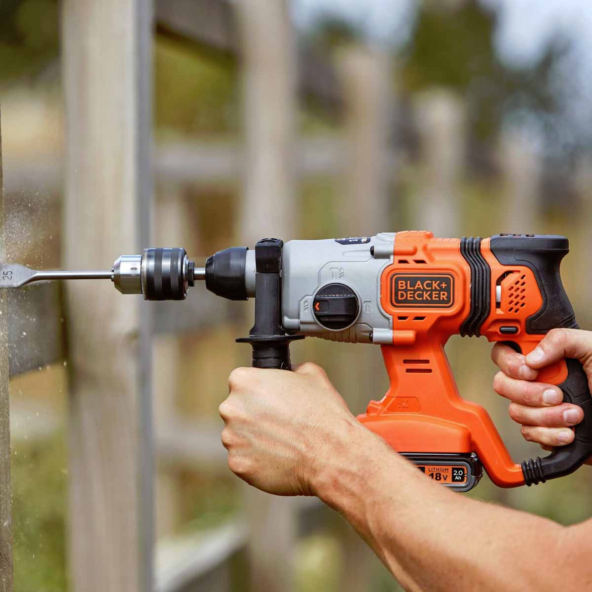 Black Decker BCD900D1K-GB 18V SDS Plus Hammer Drill with x