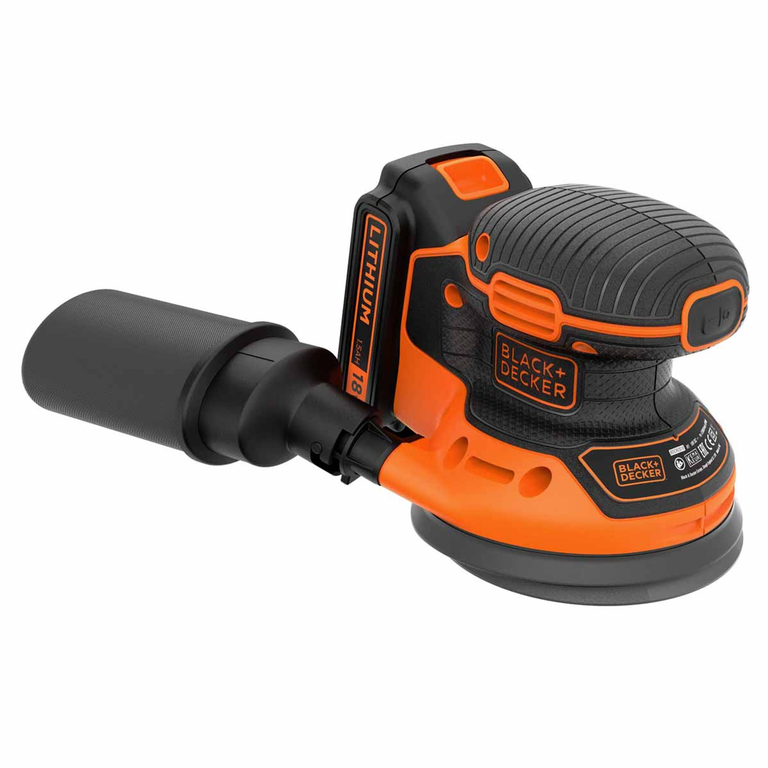 Black Decker BDCROS18 GB 18V Cordless Random Orbital Sander with 1 x 1.5Ah Toolden
