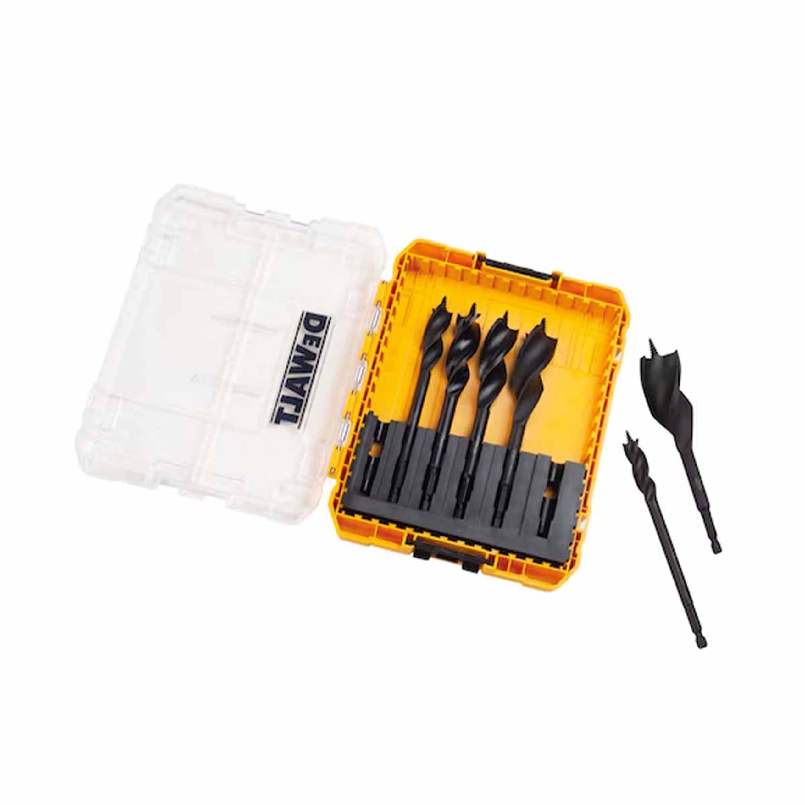 DeWalt DT90238 QZ Extreme Tri Flute Spade Set for Wood 152mm 6 Pack Toolden