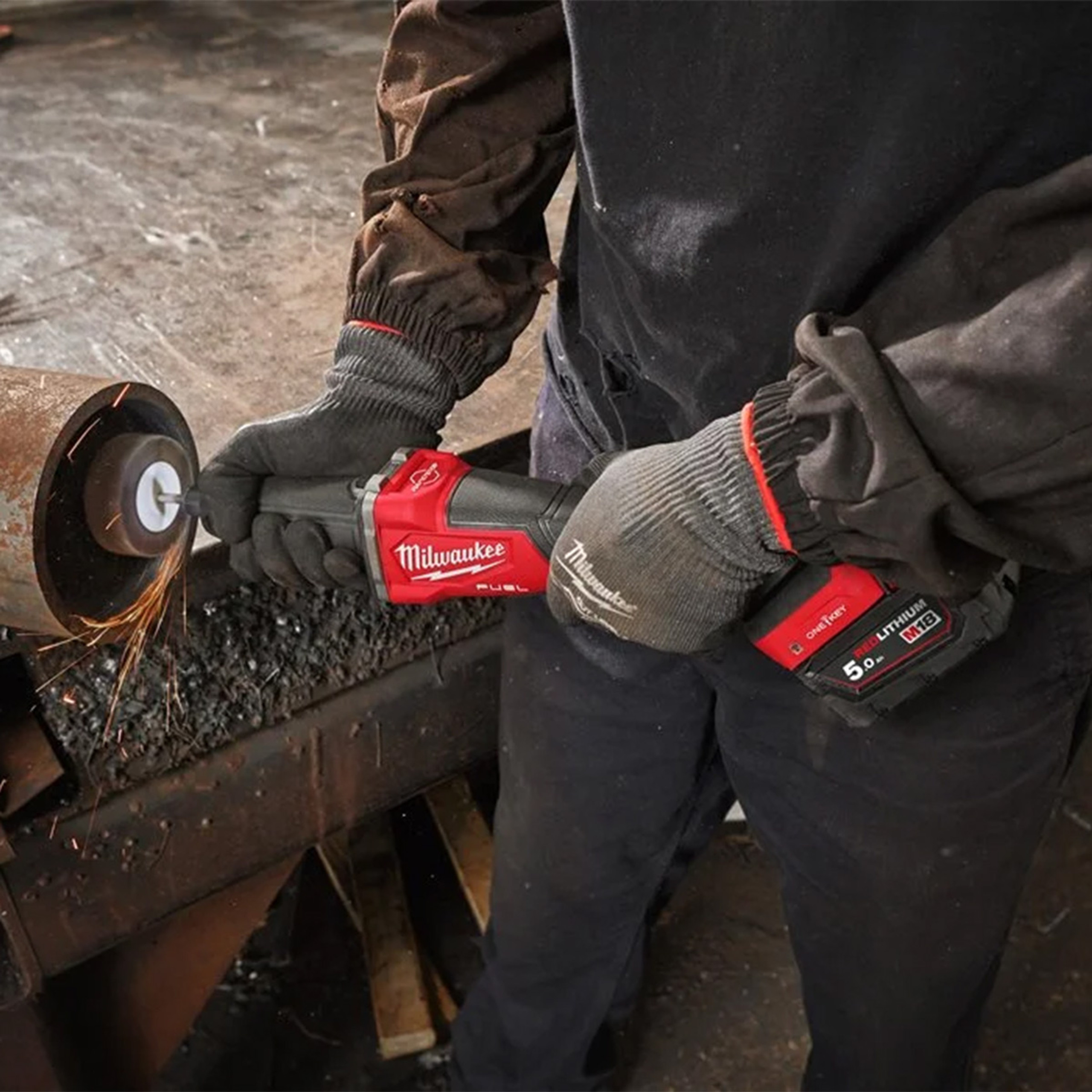 Milwaukee M18 FDGROVPDB 0X 18V FUEL ONE KEY Braking Die Grinder with Variable Speed Body Only Toolden