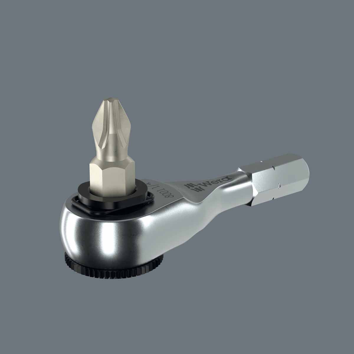 Wera 05003662001 8011 Zyklop Mini 4 Bit Ratchet 1/4