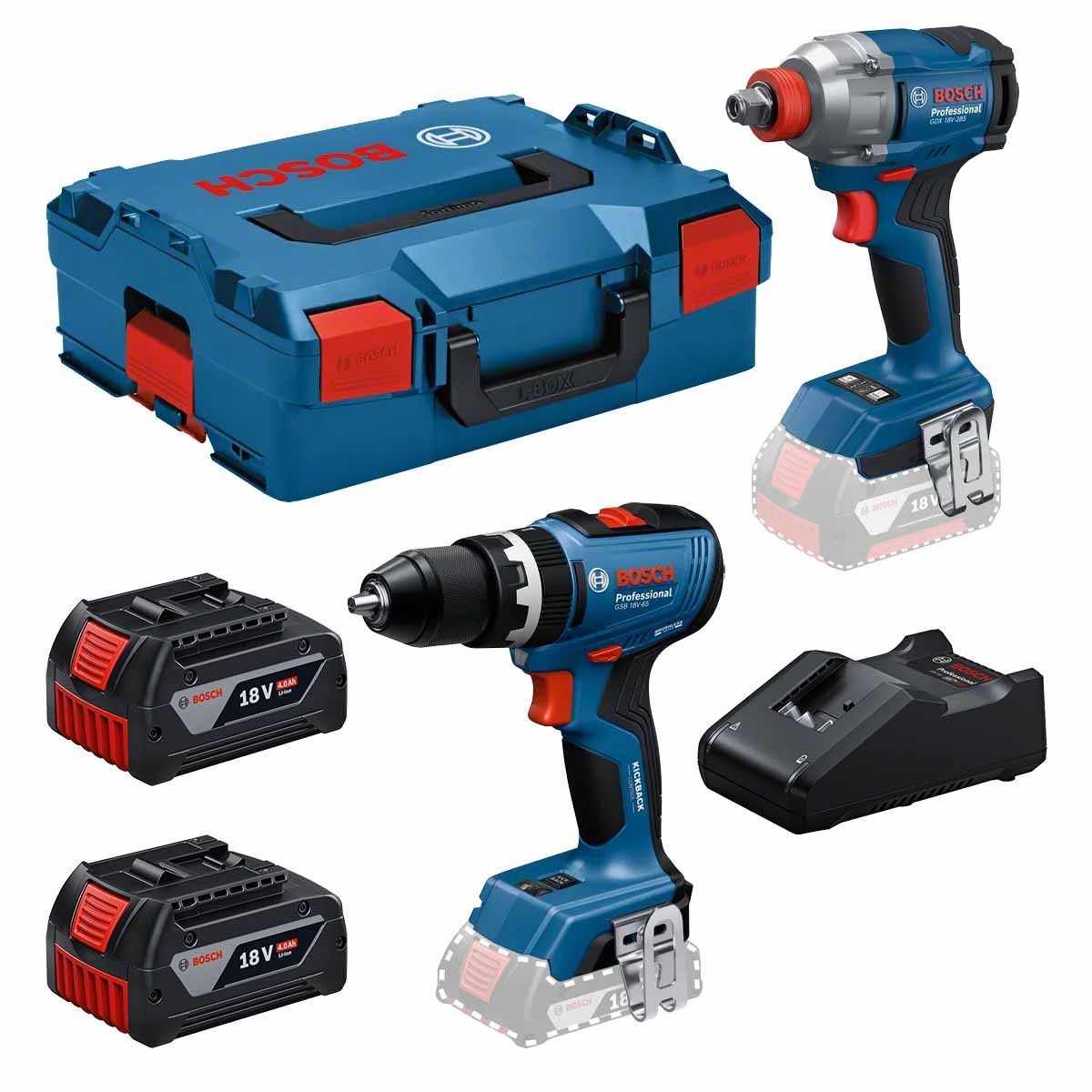 Impact Driver Bosch 18v Tool Set Bosch GSB18V-85C 18v Combi Drill