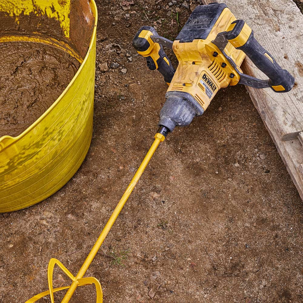 DeWalt DCD240X2 54V XR Flexvolt Paddle Mixer 2x Batteries