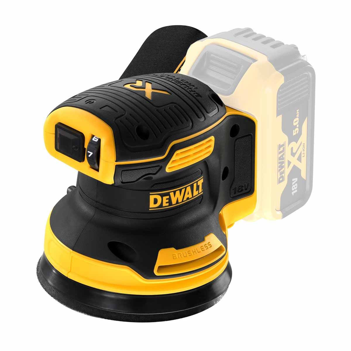 DeWalt DCW210N 18V XR Brushless 125mm Random Orbital Sander (Body Only)