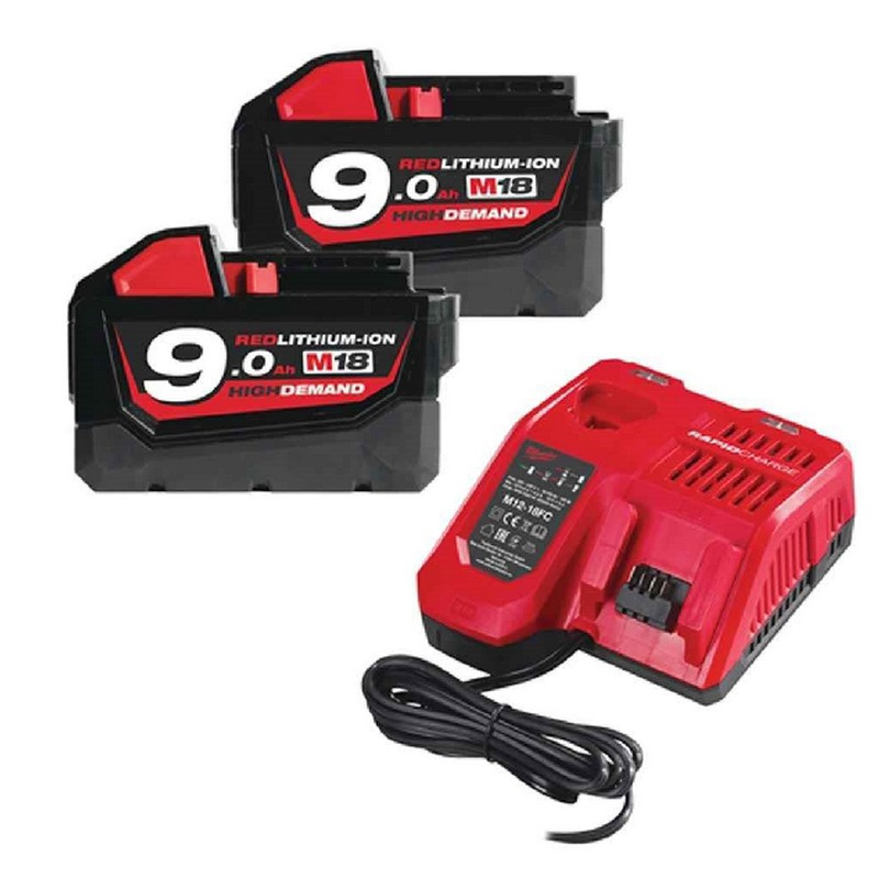 Milwaukee M18NRG-902 18V x Li-Ion Batteries Energy Pack