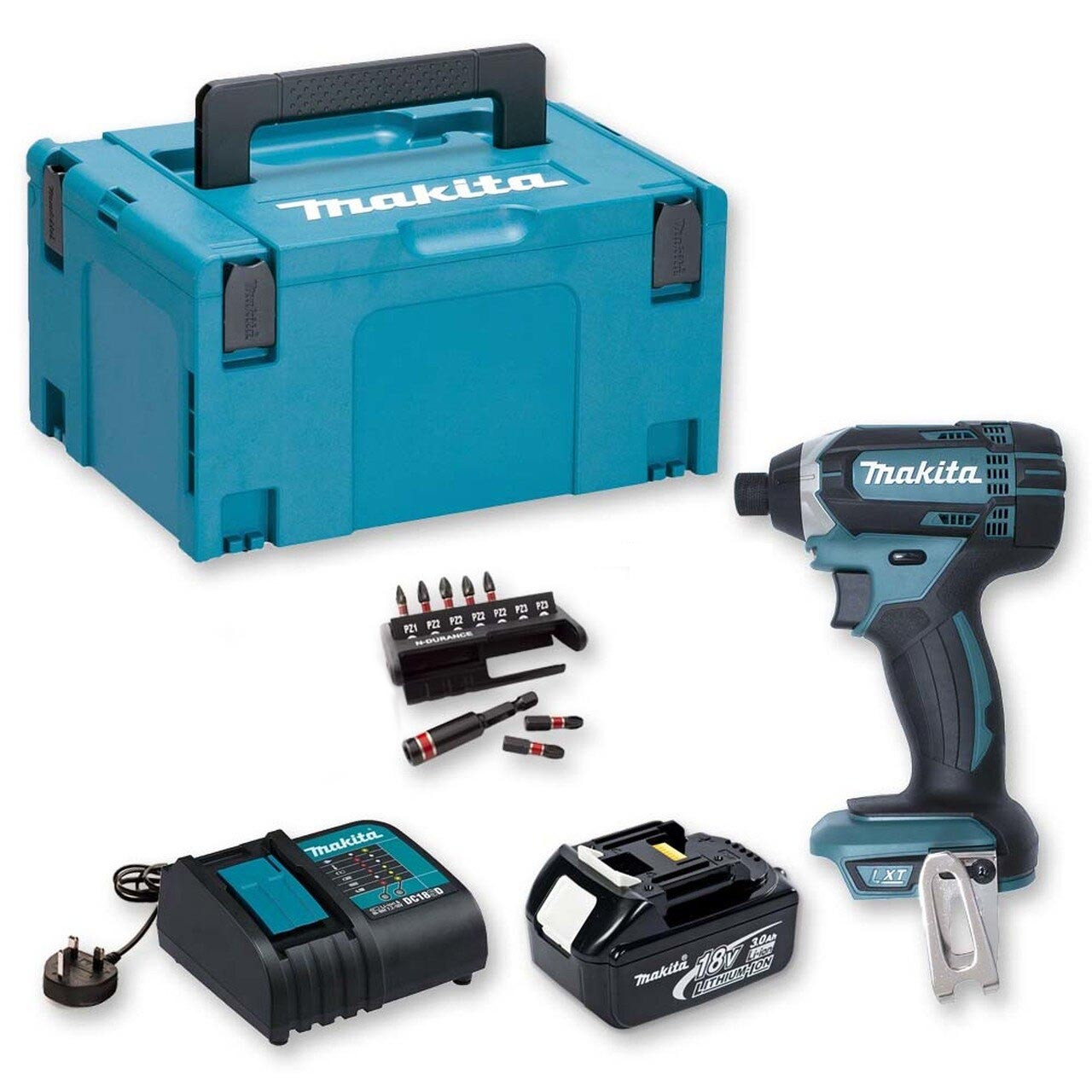Makita 18v Lxt Makita Dtd152 Impact Driver With Battery And