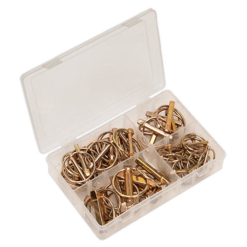 Sealey AB022LP Linch Pin Assortment 50pc Metric