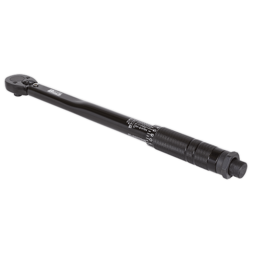 Sealey AK623B 3/8"Sq Drive Calibrated Micrometer Torque Wrench - Black Series