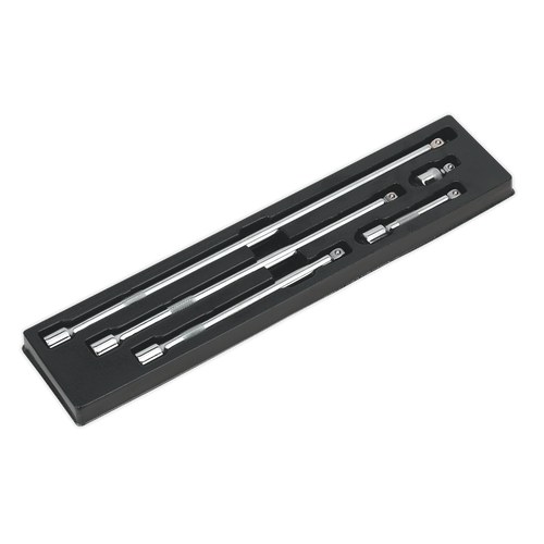 Sealey AK768 Wobble Extension Bar Set 5pc 1/2"Sq Drive
