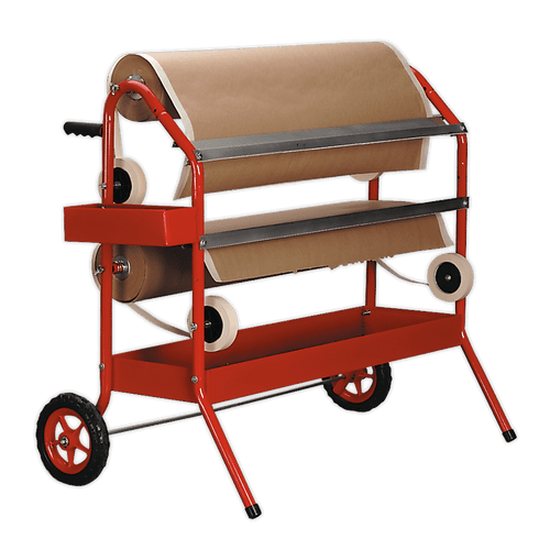 Sealey MK67 Masking Paper Dispenser 2 x 900mm Trolley