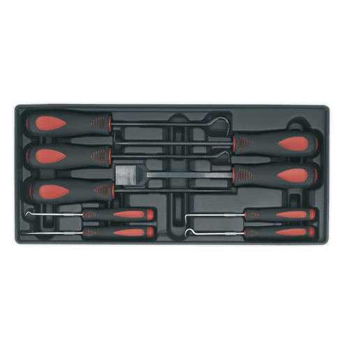 Sealey TBT23 Tool Tray with Scraper & Hook Set 9pc
