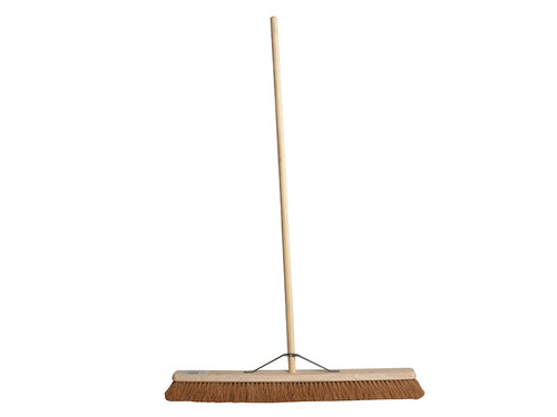 Faithfull FAIBRCOCO36H Broom Soft Coco 90cm (36in) + Handle & Stay