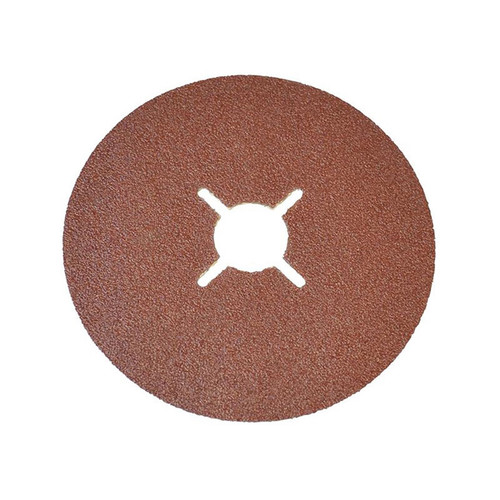 Faithfull FAIAD17840 Fibre Backed Sanding Discs 178 x 22mm 40G (Pack 25)