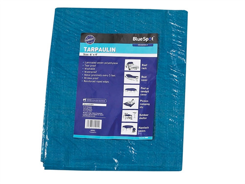 BlueSpot Tools B/S45922 Tarpaulin 1.9 x 2.9m (6 x 9ft) | Toolden