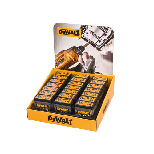 DeWalt DEWDT71522QZ PH2 25mm Standard Tic Tac Display 21 x Packs of 25