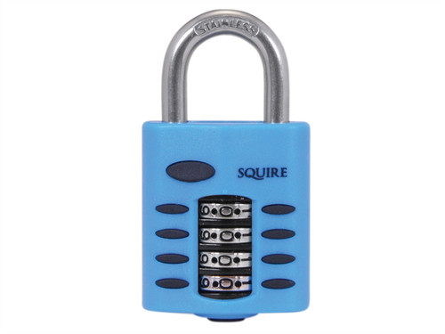 Henry Squire HSQCP40S CP40S Heavy-Duty Rustproof Marine Combi Padlock 38mm | Toolden