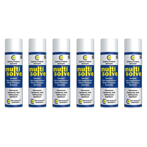 CT1 Multisolve Multi-Purpose Solvent for Removing Adhesives & Sealants (500ml) 6 Cans | Toolden