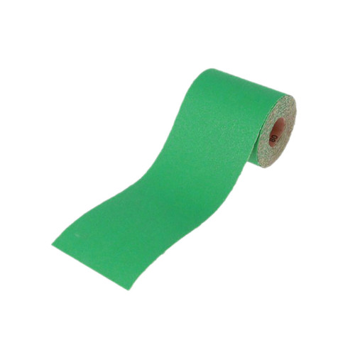 Faithfull FAIAR100120G Aluminium Oxide Sanding Paper Roll Green 100mm x 50m 120g